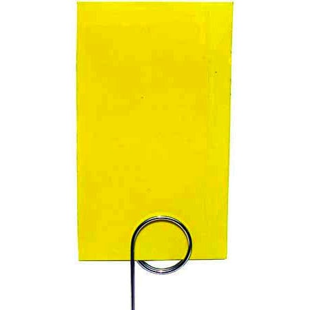 Yellow sticky cards